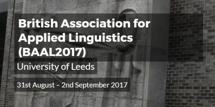 50th Anniversary Meeting of the British Association for Applied Lingustics