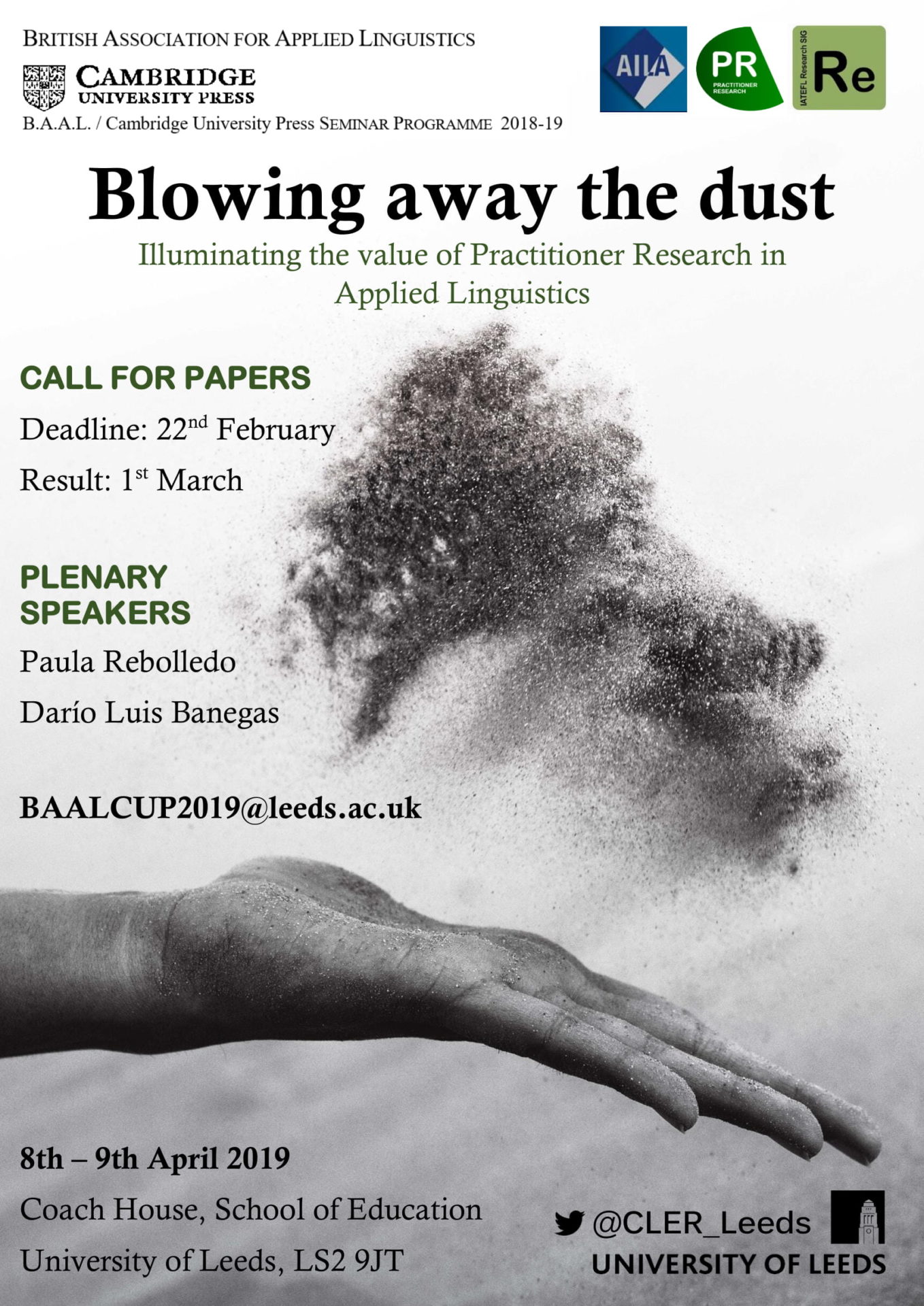 BAAL Cambridge University Press Seminar April 8th – 9th 2019