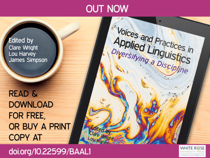 New Publication – Voices and Practices in Applied Linguistics: Diversifying a Discipline