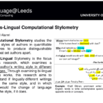 showcase 22 computation 24 cross-lingual computational stylometry