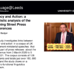 showcase 22 representation 46 agency and action - a linguistic analysis of the downing street press conferences