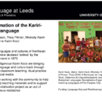 showcase 22 society 28 reclamation of the kariri-xocó language
